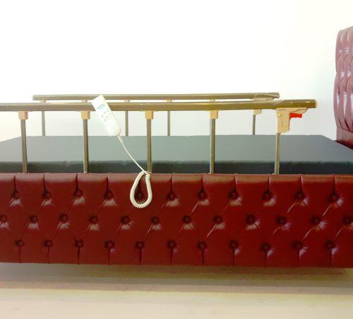 Ev tipi ahşap hasta yatağı