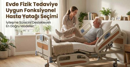 Fizik tedaviye uygun fonksiyonel hasta yatağı